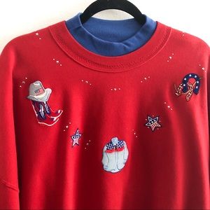 VINTAGE 90’s 3x oversized mock neck sweatshirt